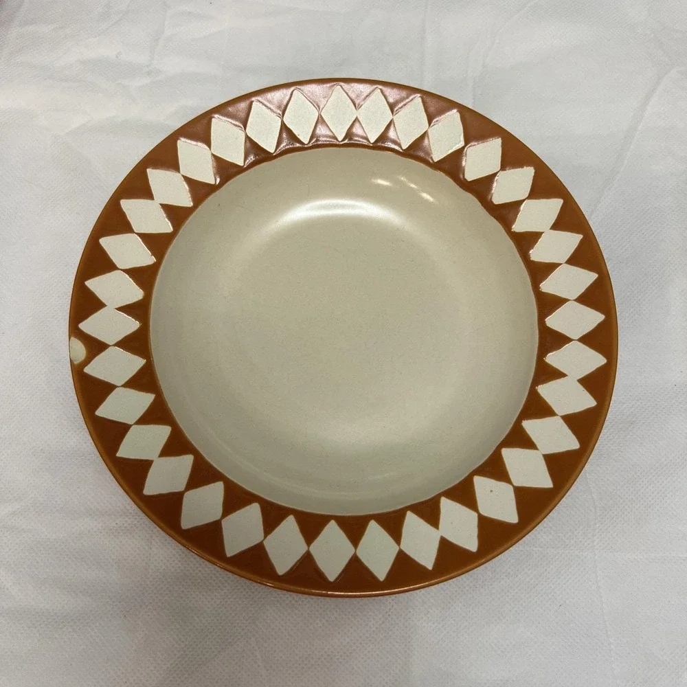 Vtg Pottery Barn Dune Persimmon Bowls 4 Retro MCM Boho Replacement
